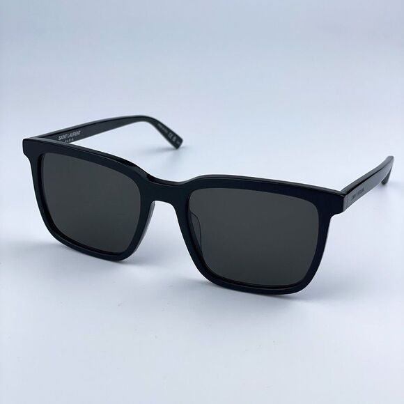 NEW Saint Laurent SL500 001 Black Gray Unisex Sunglasses